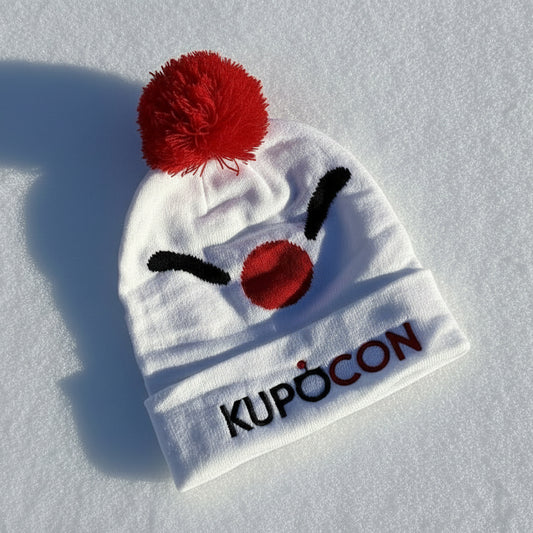 Knitted Moogle Hat