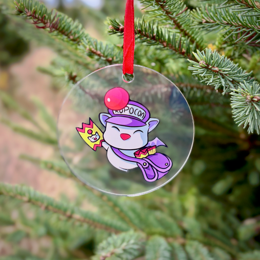 Festive Moogle & Mascot Acrylic Ornament Decorations
