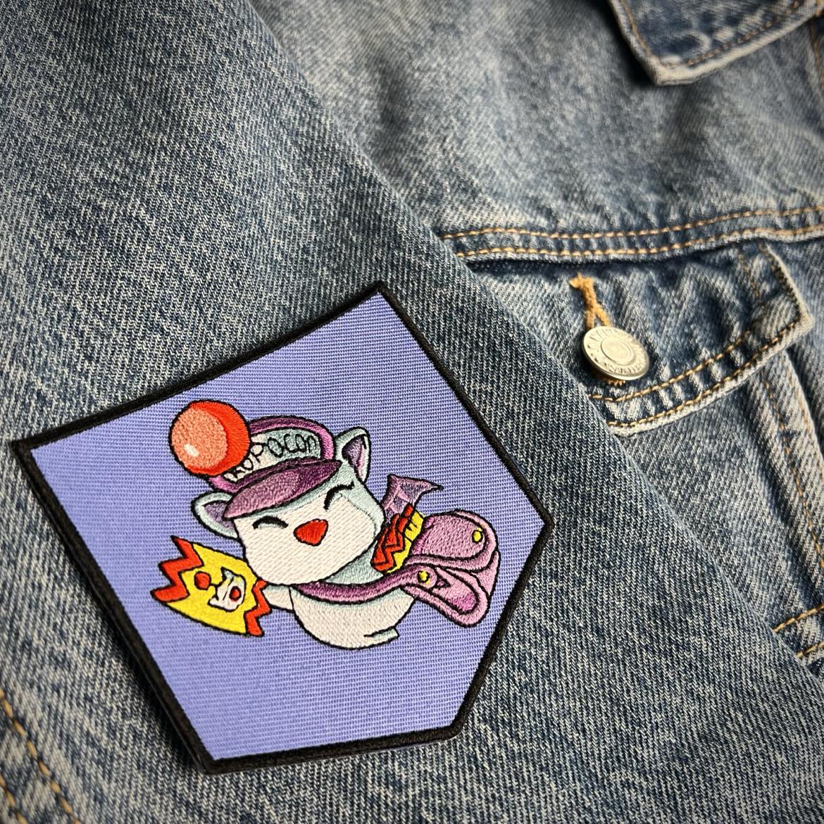 UniPom Moogle Mascot Iron-On Patch – Event Exclusive