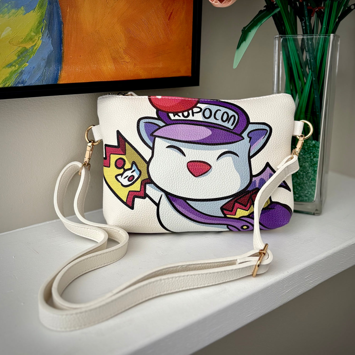 Moogle Mascot Crossbody Purse – Limited Edition