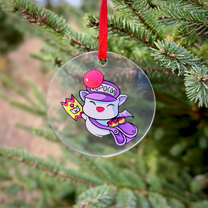 Festive Moogle & Mascot Acrylic Ornament Decorations
