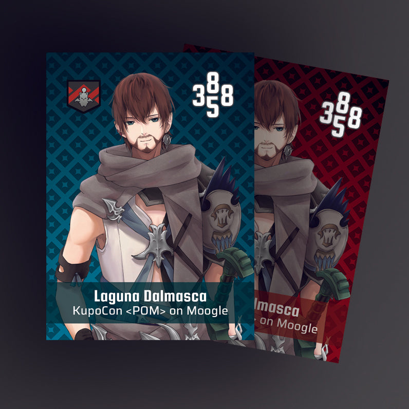 Personalized TriPom Cards (XIV Free Company)