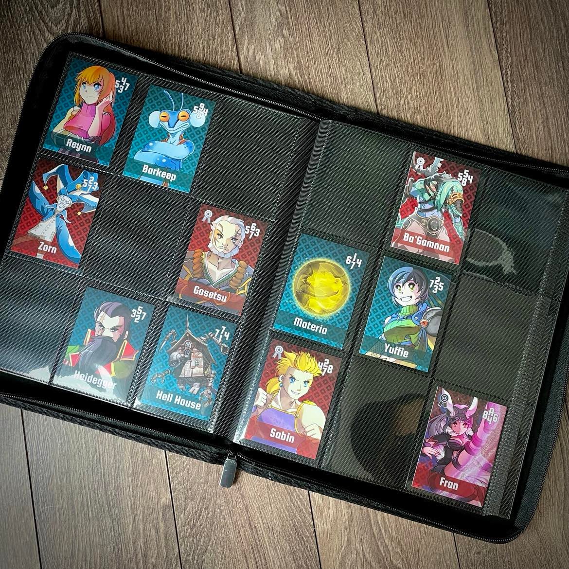 TriPom Card Binder 360 Slot PU Leather Trading Card Folder KUPO.SHOP by KupoCon TriPom Card Binder 360 Slot PU Leather Trading Card Folder KUPO.SHOP by KupoCon